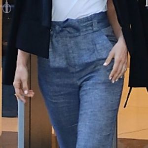 Maje cuffed jeans with belted waist